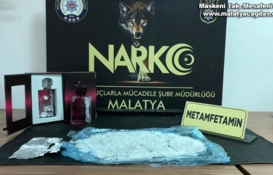 Parfüm kutusunda uyuşturucu