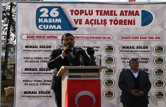 Pütürge'de Toplu Açılış Töreni Düzenlendi