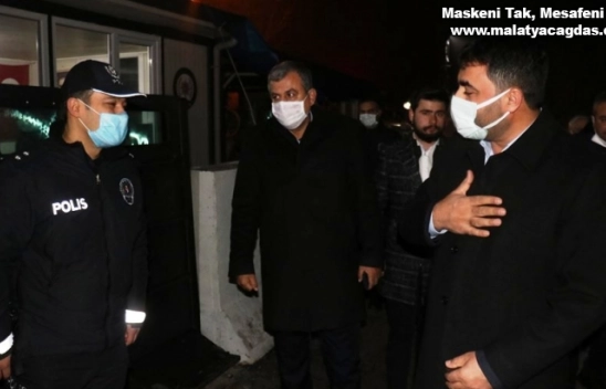 Samanlı polislerin yeni yılını kutladı