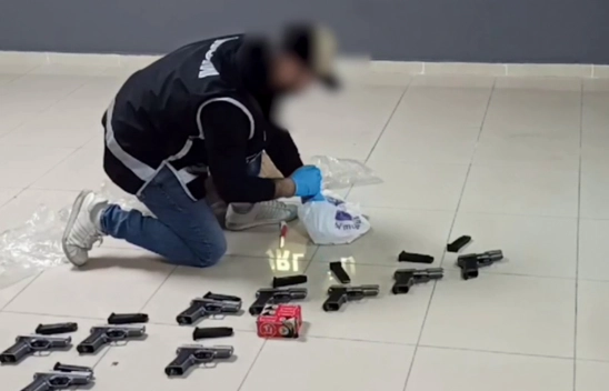 Silah kaçakçılığı operasyonu: 2 gözaltı