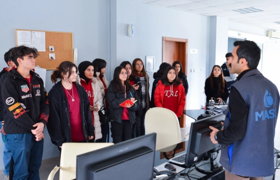 Tecde Anadolu Lisesi Öğrencilerinden Maski'ye Ziyaret