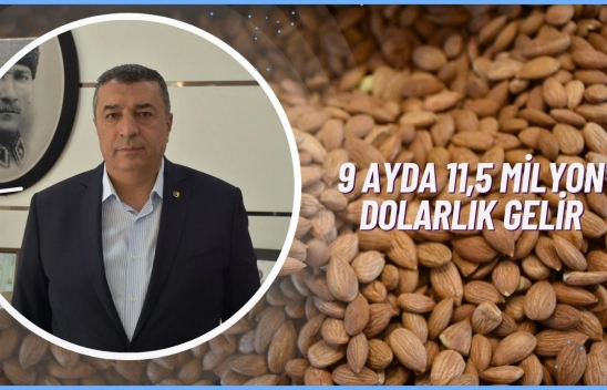 Tescilli kayısı çekirdeği ihracatından 9 ayda 11,5 milyon dolarlık gelir
