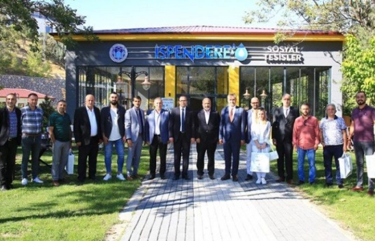 Turizmcilere İspendere Şifalı İçmeleri Tanıtıldı