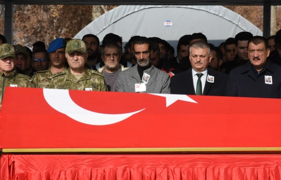 Uzman Çavuş Elmas, Malatya'da son yolculuğuna uğurlandı