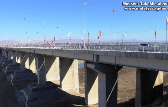 Yeni Tohma köprüsü hizmete açıldı