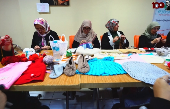 Yeşilyurt Kent Konseyi'nin El Sanatları Kursuna İlgi Büyük!