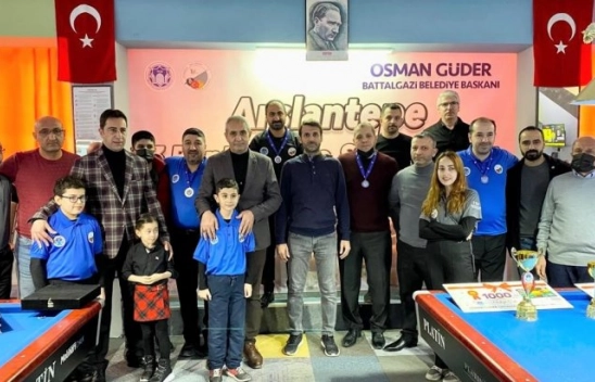 Arslantepe Bilardo Şampiyonası sona erdi