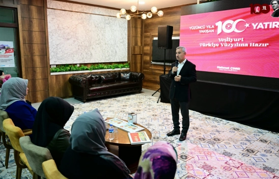 Başkan Çınar, Yeşilyurt'taki Yatırımları Kadın Sivil Toplum Kuruluşu Başkanlarına Anlattı