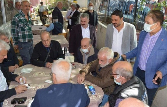 Başkan Keskin Arapgir İlçe Esnafıyla Sohbet Etti