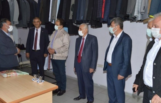 Başkan Keskin'nin Doğan Şehir Esnaf Ziyareti