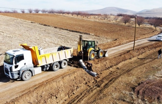 Battalgazi'deki kırsal bölgelere yatırımlar sürüyor