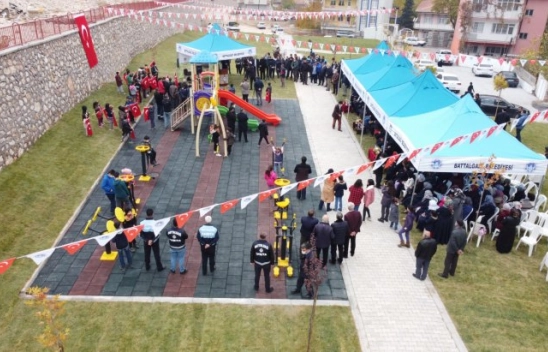 Battalgazi'ye 5 bin metrekarelik yeni bir park daha kazandırıldı
