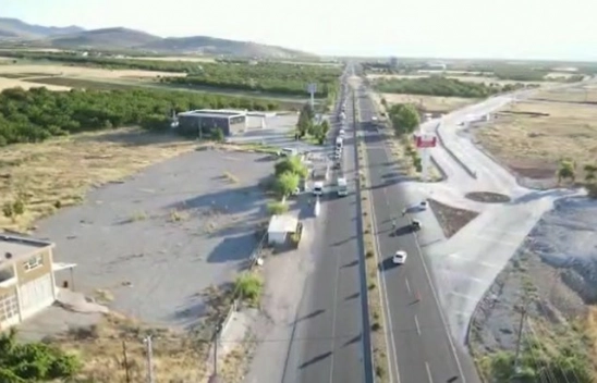 Bayramın son gününde Dron İleTrafik denetimi