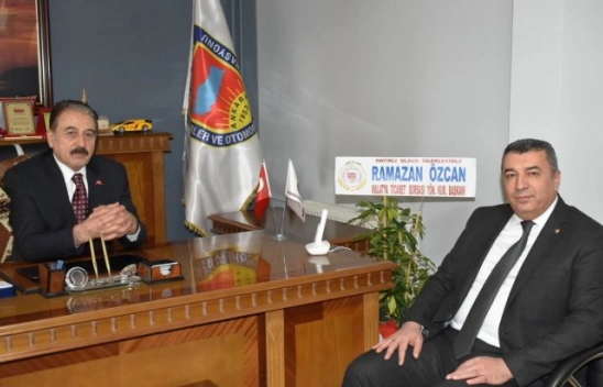 Borsa Başkanı Özcan'dan Keskin'e ziyaret