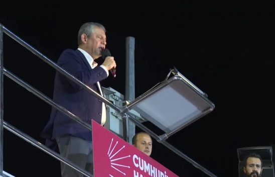 CHP Lideri Özgür Özel Beyoğlu Mitinginde Konuştu