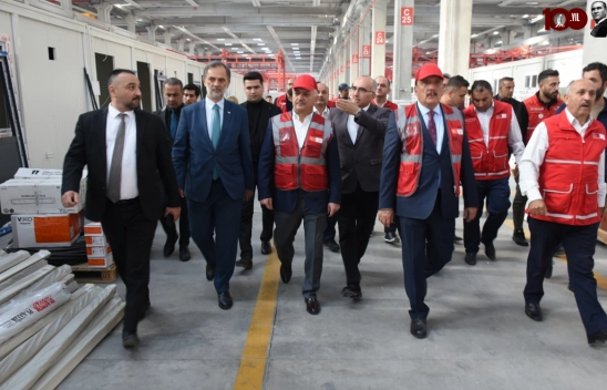 Genel Müdürü Altan, Yapı Sistem Fabrikasını inceledi