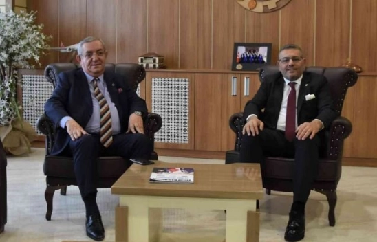 İşadamı Reşat Erdoğan'dan Başkan Sadıkoğlu'na ziyaret
