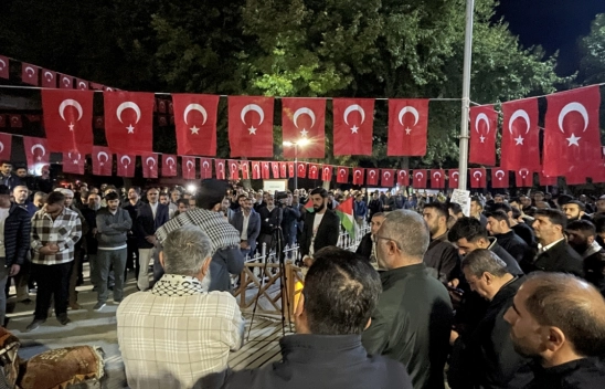 İsrail'in Gazze'ye saldırıları Gaziantep ve çevre illerde protesto edildi