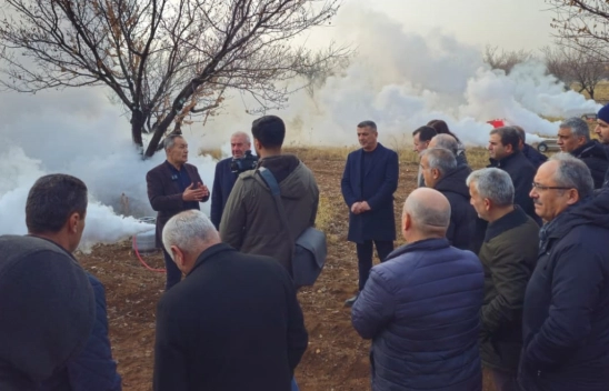 Kayısı Bahçelerinde Don Tehlikesine Karşı Yeni Teknoloji
