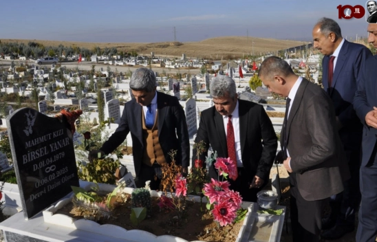 Malatya'da Depremlerde Hayatını Kaybeden Öğretmenlerin Kabri Ziyaret Edildi