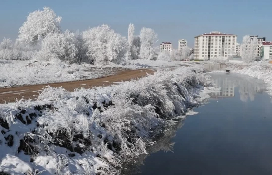 Sivas sıfırın altında 23,2 dereceyle Türkiye'nin en soğuk ili oldu