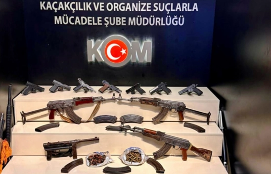 Van merkezli 6 ilde silah operasyonu: 34 gözaltı