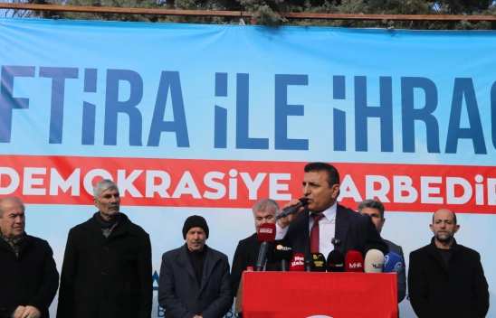 Yazıhan Belediye Başkanı Göçer miting düzenledi