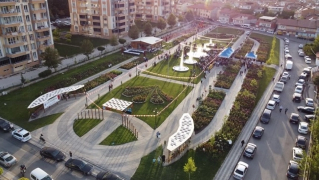 Battalgazi'de gül bahçesi Açılışından Kareler