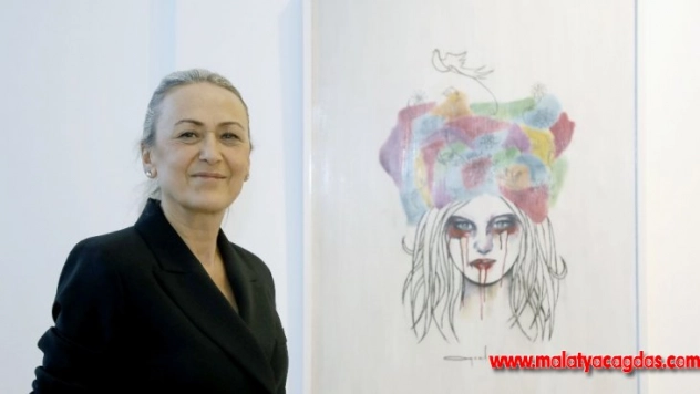 'Geceyle Ağlaşan Sabahla Gülüşen Kadınlar' sergisi Çankaya'da açıldı