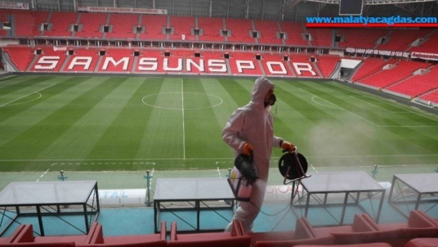 19 Mayıs Stadı ve tesisler dezenfekte edildi