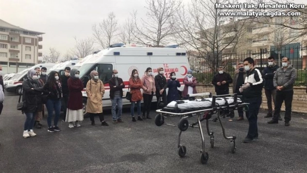 112 acil sağlık çalışanlarına tıbbi cihaz eğitimi