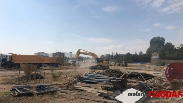 15 milyon TL  ödenek gelen Stadyum için çalışmalar başladı