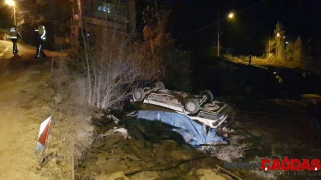 160 promil alkol ile kullandığı otomobil takla attı, 'araçta başka biri vardı' dedi