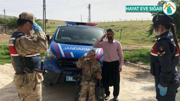 17 yaşındaki İbrahim'in hayalini jandarma gerçekleştirdi