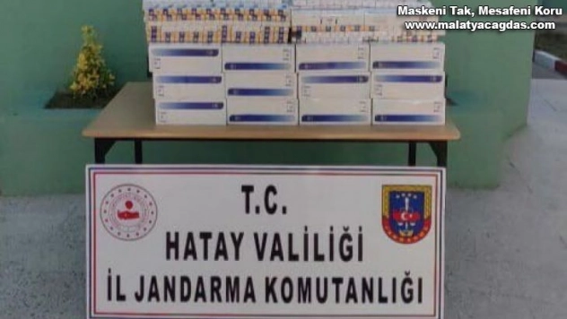 2 bin 718 paket kaçak sigara ele geçirildi
