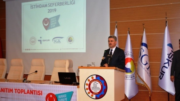 2019 Yılı İstihdam Seferberliği Toplantısı Düzenlendi