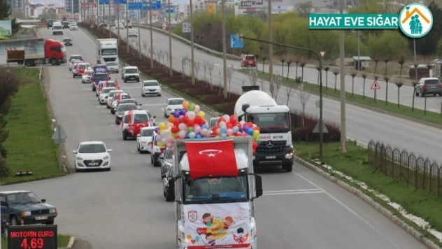 23 Nisan coşkusu çocukların ayağına götürüldü