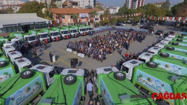 27 çöp kamyonu ile, 5 yıl içi 65 milyonluk tasarruf