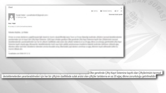 3. Tarım Orman Şurası için 9 bin 324 kişi görüşünü iletti