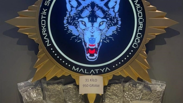 31 kilo 950 gram sentetik uyuşturucu ele geçirildi