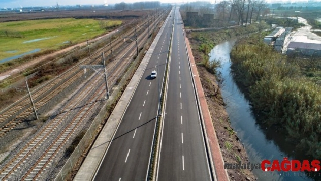 36 milyon TL'ye mal olan bu yol D100'a alternatif olacak