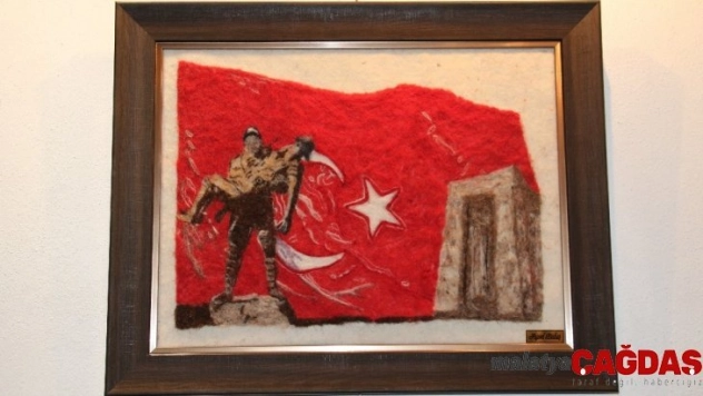 40 sanatçı bir araya geldi, cumhuriyeti sanatıyla anlattı