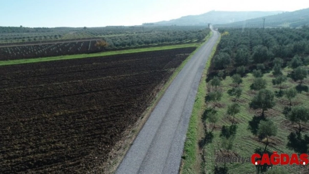 50 iş gününde 2 buçuk milyon metrekare asfalt atıldı