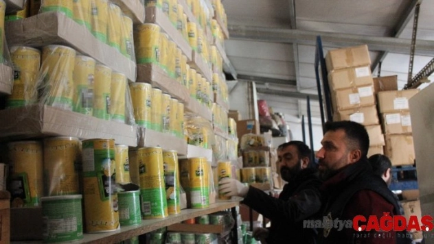500 bin TL değerindeki kaçak ürünlerin bulunduğu depoya operasyon