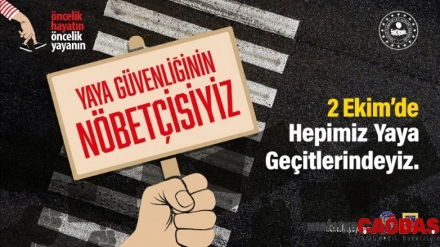81 ilde 200 bin kolluk personeliyle 'Yaya Güvenliği' nöbeti