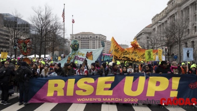 ABD'de binlerce kadından Trump karşıtı gösteri
