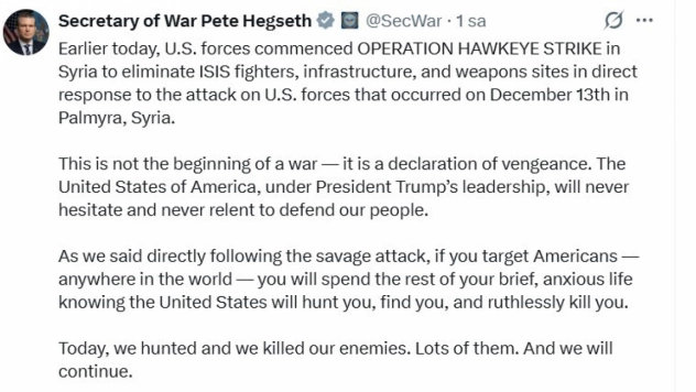 ABD'den Suriye'deki DEAŞ unsurlarına operasyon açıklaması