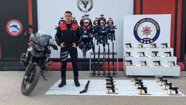 Adana'da 2 ayda 730 silah ele geçirildi
