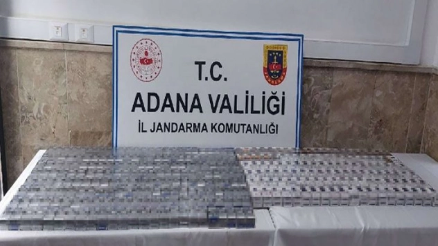 Adana'da 790 paket kaçak sigara ele geçirildi
