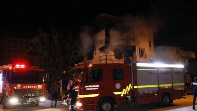 Adana'da bir kişi kirasını ödemediği evi kundakladı